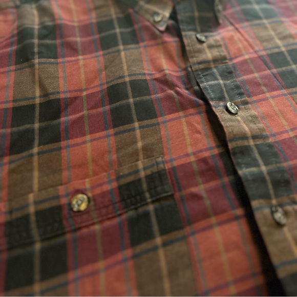 Beautiful Pendleton double pocket button-down shirt ; cranberry mauve Clean 👔 - Picture 6 of 9